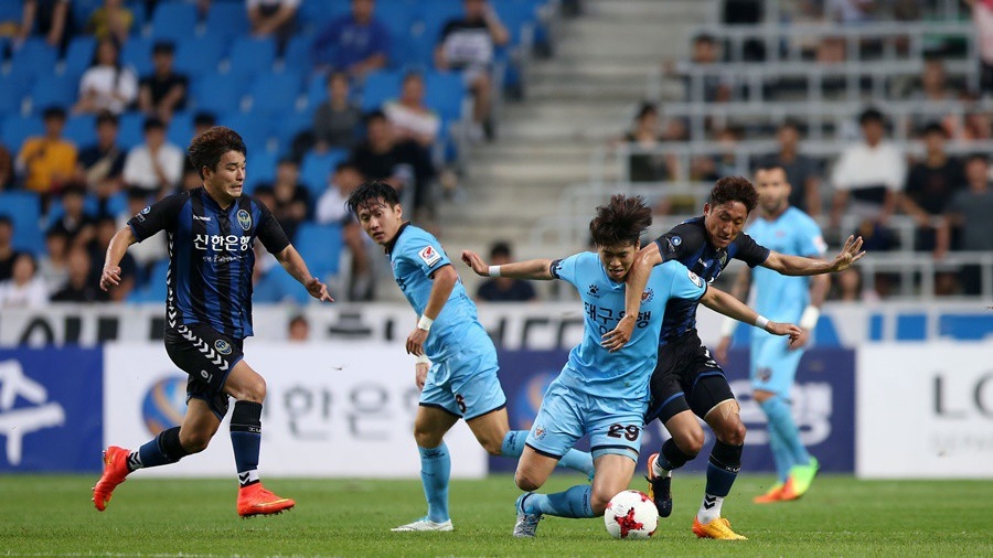 Link xem trực tiếp bóng đá Daegu vs Incheon United (K-League 2019), 12h ngày 18/5