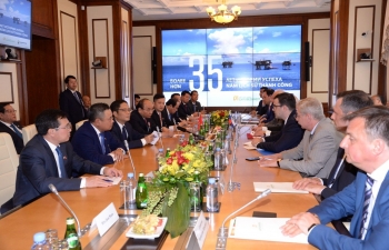 Thủ tướng Nguyễn Xuân Phúc thăm và làm việc tại Công ty Cổ phần Zarubezhneft
