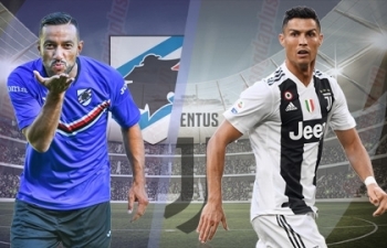 Xem trực tiếp bóng đá Sampdoria vs Juventus ở đâu?