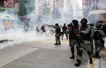 Người Hong Kong biểu tình phản đối dự luật an ninh