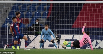 Messi ghi bàn, Barcelona vẫn hòa thất vọng và cơ hội vô địch mong manh
