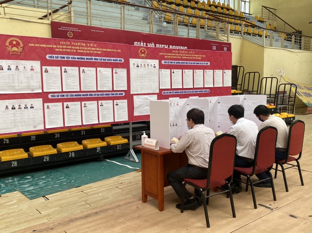 Bắc Ninh tổ chức bầu cử sớm trong khu cách ly - 2