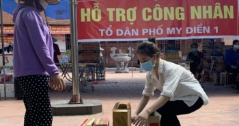 "Siêu thị 0 đồng" ấm lòng công nhân ở tâm dịch Bắc Giang