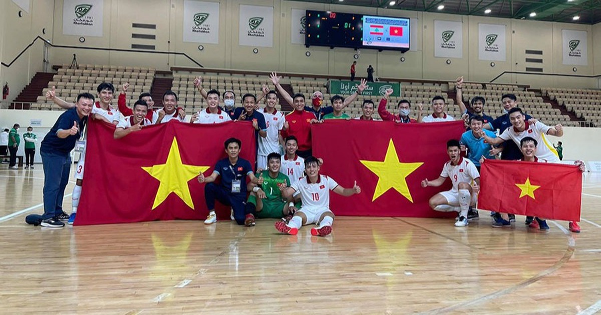 Vào World Cup, đội tuyển futsal Việt Nam nhận thưởng nóng 1 tỷ đồng