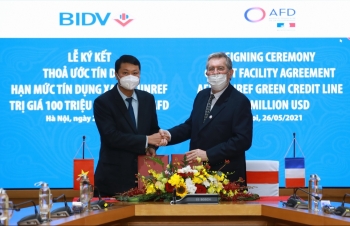 AFD cung cấp hạn mức 100 triệu USD cho BIDV để tài trợ  các doanh nghiệp trong lĩnh vực năng lượng tái tạo, tiết kiệm năng lượng