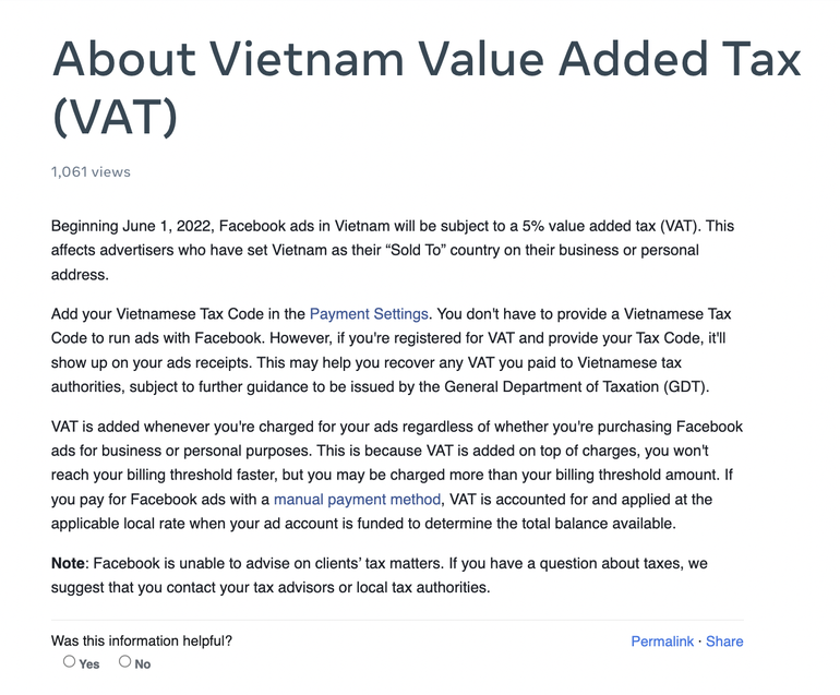 Facebook thu thêm 5% phí quảng cáo tại Việt Nam: Ai mừng, ai lo? - 1