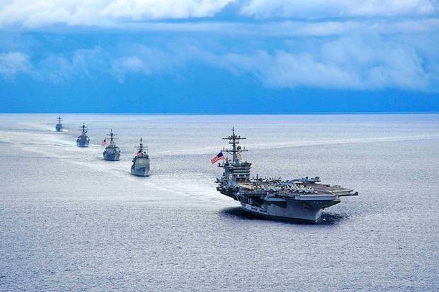 Ba tàu sân bay Mỹ phô diễn sức mạnh ở Thái Bình Dương, “nắn gân” Trung Quốc