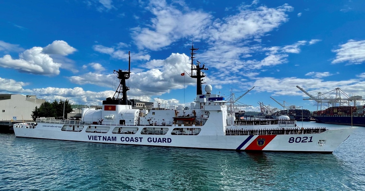 Tàu tuần duyên Mỹ chuyển cho Việt Nam khởi hành về nước