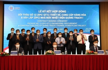 Gói thầu trị giá hơn 30.000 tỷ của Dự án Nhiệt điện Quảng Trạch I được ký kết
