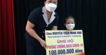 Bé gái 5 tuổi dùng 100 triệu tiền tiết kiệm ủng hộ quỹ phòng, chống dịch