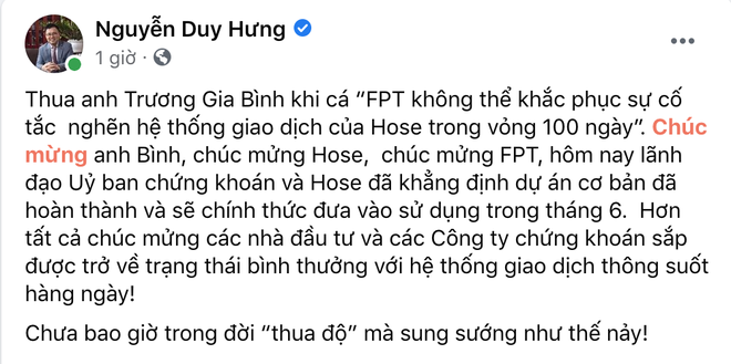 Ông trùm chứng khoán Nguyễn Duy Hưng nhận thua ông Trương Gia Bình - 2