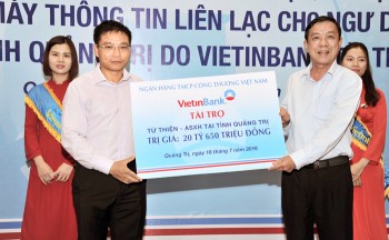 VietinBank trao hơn 20 tỷ đồng an sinh xã hội cho tỉnh Quảng Trị