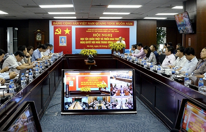 Đảng ủy EVN tổ chức học tập, quán triệt Nghị quyết Hội nghị Trung ương 7 khóa XII