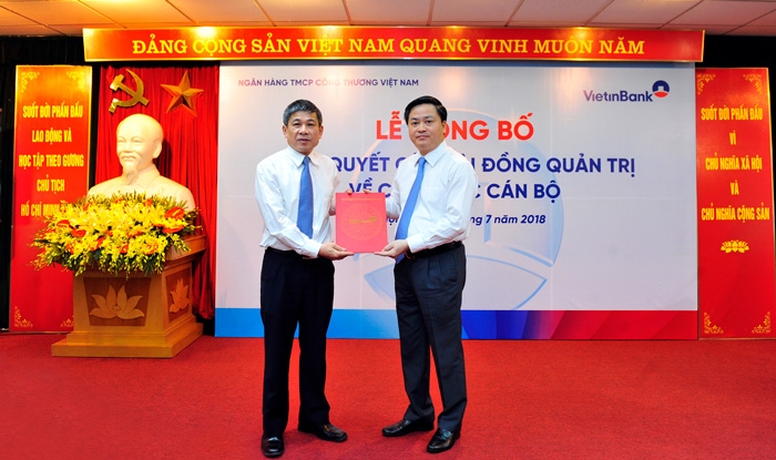 HĐQT VietinBank phân công ông Cát Quang Dương phụ trách hoạt động HĐQT