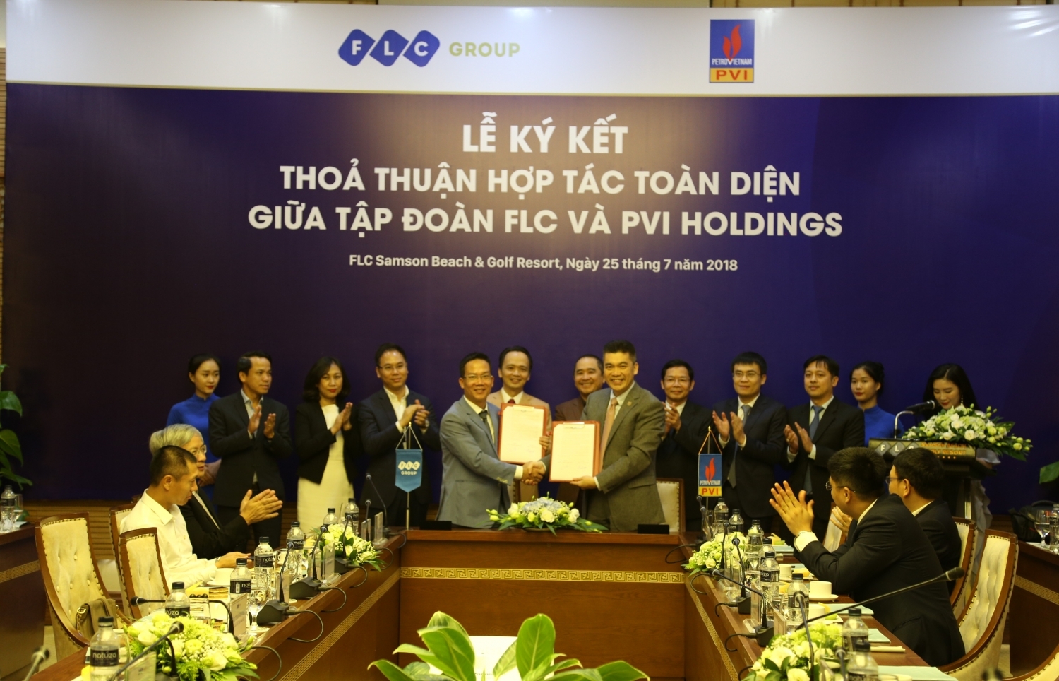 Tập đoàn FLC và PVI Holdings ký thỏa thuận hợp tác toàn diện