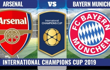 Xem trực tiếp bóng đá Arsenal vs Bayern Munich (ICC Cup), 10h ngày 18/7