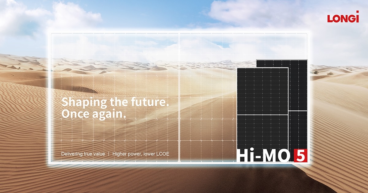 LONGi ra mắt “Bản Mô tả kĩ thuật” mô-đun công suất lớn thế hệ mới Hi-MO5