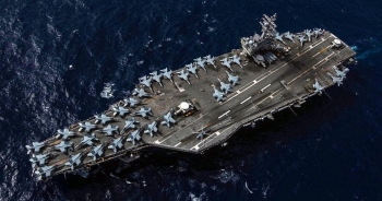 Hai tàu sân bay Mỹ tập trận ở Biển Đông