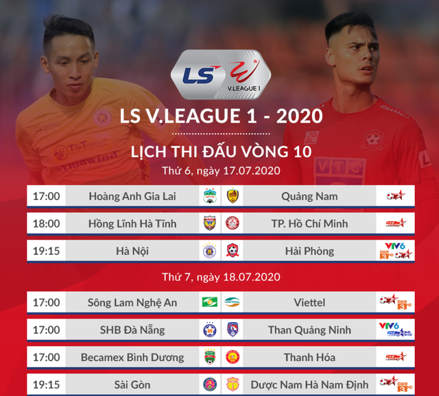 Vòng 10 V-League 2020: Những cặp đấu không khoan nhượng