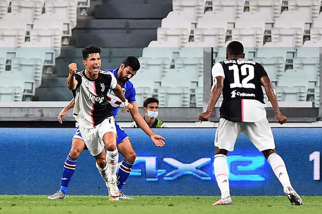 C.Ronaldo lập công, Juventus chính thức vô địch Serie A