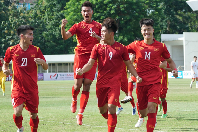 10 người U19 Việt Nam thắng đậm U19 Brunei - 5