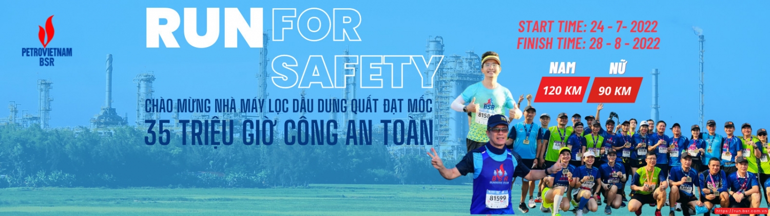 “Run For Safety”: Chào mừng NMLD Dung Quất đạt mốc 35 triệu giờ công an toàn