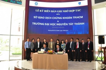 HOSE và Đại học Nguyễn Tất Thành ký biên bản hợp tác