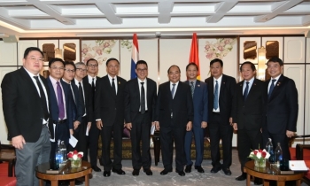 Thủ tướng Nguyễn Xuân Phúc tiếp lãnh đạo các tập đoàn hàng đầu Thái Lan