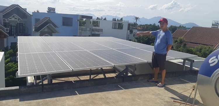 Đà Nẵng: Hiệu quả khai thác điện mặt trời mái nhà trên địa bàn quận Cẩm Lệ