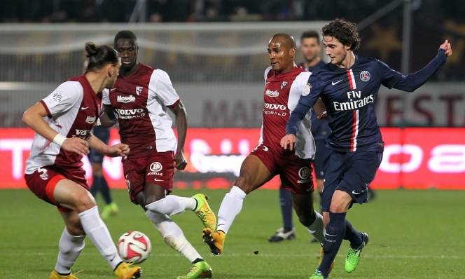 Link xem trực tiếp bóng đá Metz vs PSG (Ligue 1), 1h45 ngày 31/8