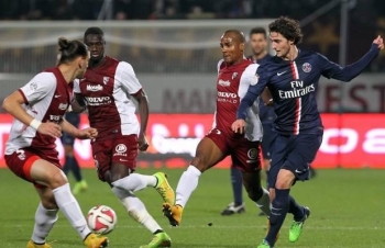 Link xem trực tiếp bóng đá Metz vs PSG (Ligue 1), 1h45 ngày 31/8