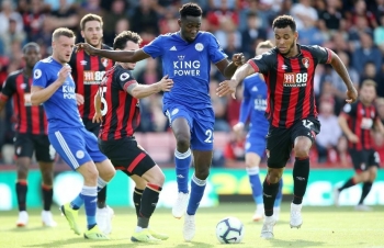 Vòng 4 Ngoại hạng Anh 2019/20: Xem trực tiếp bóng đá Leicester vs Bournemouth ở đâu?