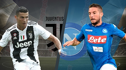 Link xem trực tiếp bóng đá Juventus vs Napoli (Serie A), 1h45 ngày 1/9