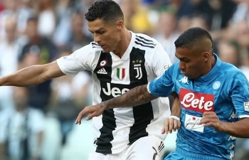 Xem trực tiếp bóng đá Juventus vs Napoli (Serie A), 1h45 ngày 1/9