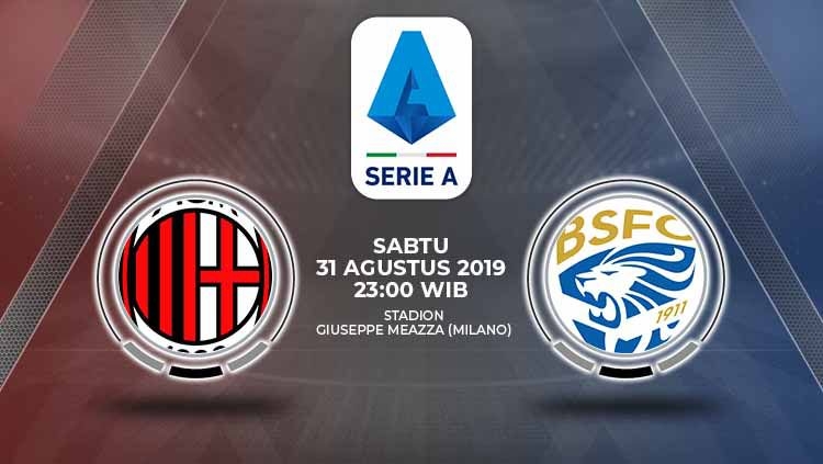 Vòng 2 Serie A 2019/20: Xem trực tiếp bóng đá AC Milan vs Brescia ở đâu?