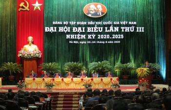 Toàn văn Bài phát biểu của Bí thư Đảng ủy Khối Doanh nghiệp Trung ương tại Đại hội Đảng bộ Tập đoàn Dầu khí Quốc gia Việt Nam lần thứ III