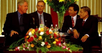 Nguyên Tổng Bí thư Lê Khả Phiêu với lần tiếp Tổng thống Mỹ Bill Cliton
