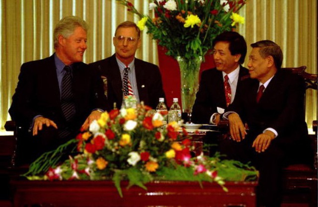 Nguyên Tổng Bí thư Lê Khả Phiêu với lần tiếp Tổng thống Mỹ Bill Cliton