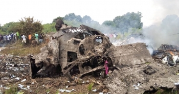 Rơi máy bay ở Nam Sudan, ít nhất 17 người thiệt mạng