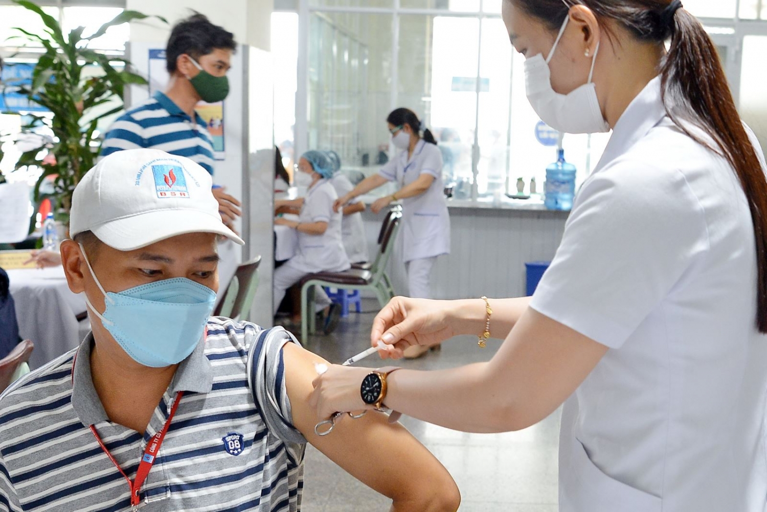 BSR hoàn thành tiêm mũi thứ nhất vắc xin ngừa Covid-19 cho người lao động