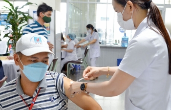 BSR hoàn thành tiêm mũi thứ nhất vắc xin ngừa Covid-19 cho người lao động