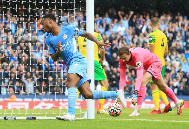 Grealish bị ép ghi bàn, Man City thắng đậm Norwich - 4