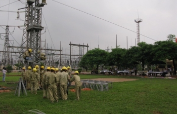 PTC1, PTC2: Lưới điện truyền tải sẵn sàng ứng phó với bão số 10