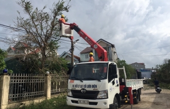 EVN khôi phục cấp điện cho 100% phụ tải của Thanh Hóa, Nghệ An