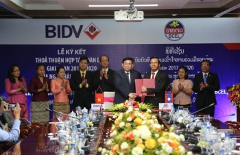 BIDV và Ngân hàng Ngoại thương Lào ký Thỏa thuận hợp tác toàn diện giai đoạn 2017-2020