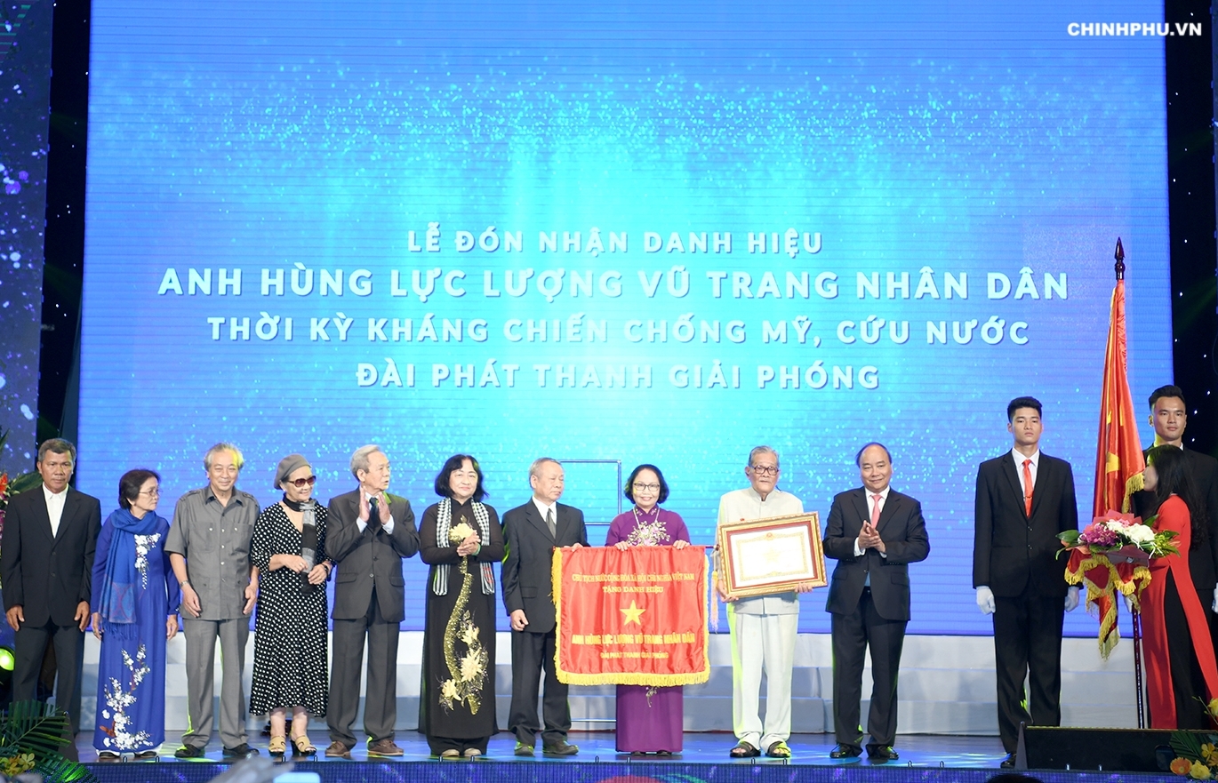 Thủ tướng Chính phủ trao danh hiệu Anh hùng cho Đài Phát thanh Giải phóng