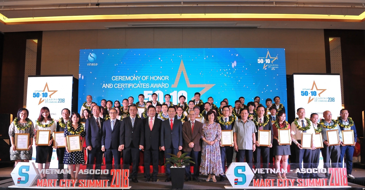 EVNICT đạt danh hiệu 50 Doanh nghiệp CNTT hàng đầu Việt Nam 2018
