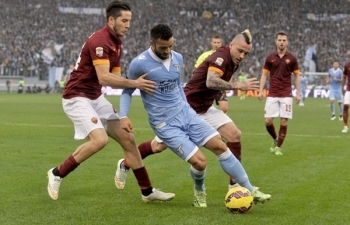 Link xem trực tiếp bóng đá Lazio vs AS Roma (Serie A), 23h ngày 1/9