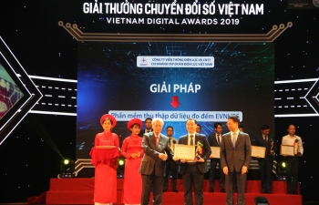 EVN và EVNICT nhận giải thưởng Chuyển đổi số Việt Nam 2019