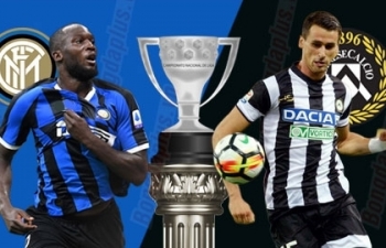 Link xem trực tiếp bóng đá Inter vs Udinese (VĐ Ý), 1h45 ngày 15/9